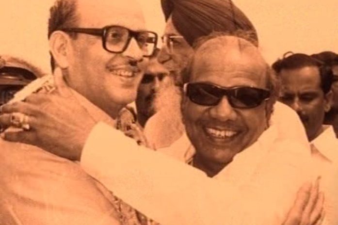1. How were D. Ramachandran and Former Tamil Nadu Chief Minister Karunanidhi politically interconnected 2. In which year did D. Ramachandran and Karunanidhi have significant political interactions 3. What was the nature of the political relationship between D. Ramachandran and Karunanidhi 4. How did D. Ramachandran and M. Karunanidhi collaborate in Tamil Nadu politics 5. What were the key political events involving D. Ramachandran and Karunanidhi 6. How did the political connection between D. Ramachandran and Karunanidhi influence Tamil Nadu 7. What were the main political issues addressed by D. Ramachandran and Karunanidhi together 8. When did D. Ramachandran and Karunanidhi first establish their political relationship 9. What roles did D. Ramachandran and Karunanidhi play in Tamil Nadu politics during their connection 10. How did the political strategies of D. Ramachandran and Karunanidhi intersect