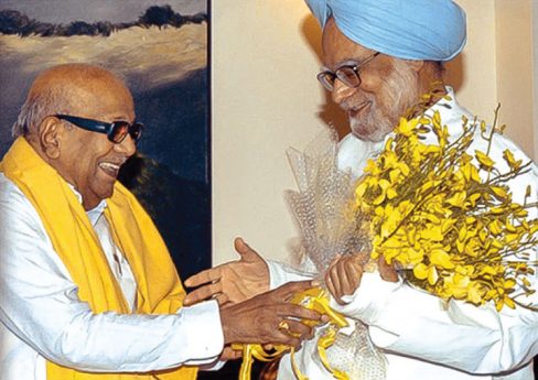 1. What was the political relationship between Manmohan Singh and Kalaignar M. Karunanidhi 2. How did Manmohan Singh and Kalaignar M. Karunanidhi collaborate in Indian politics 3. What were the key achievements of the alliance between Manmohan Singh and Kalaignar M. Karunanidhi 4. How did Kalaignar M. Karunanidhi support Manmohan Singh's government 5. What was the nature of the party alliance between Manmohan Singh and Kalaignar M. Karunanidhi 6. How did Manmohan Singh and Kalaignar M. Karunanidhi influence each other’s political strategies 7. What were the major political events involving Manmohan Singh and Kalaignar M. Karunanidhi 8. How did the alliance between Manmohan Singh and Kalaignar M. Karunanidhi affect Tamil Nadu politics 9. What role did Kalaignar M. Karunanidhi play in supporting Manmohan Singh's policies 10. What were the impacts of the political collaboration between Manmohan Singh and Kalaignar M. Karunanidhi on national politics