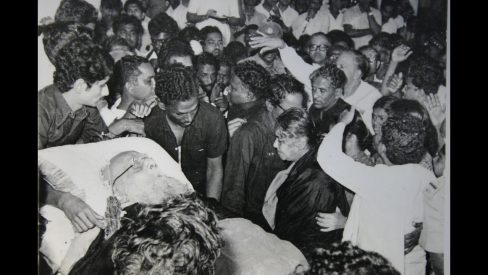 1. What was the relationship between Periyar E. V. Ramasamy and Kalaignar M. Karunanidhi 2. How did Kalaignar M. Karunanidhi respond to the death of Periyar E. V. Ramasamy 3. What impact did Periyar E. V. Ramasamy's death have on Kalaignar M. Karunanidhi 4. How close were Periyar E. V. Ramasamy and Kalaignar M. Karunanidhi politically 5. What were Periyar E. V. Ramasamy’s contributions that influenced Kalaignar M. Karunanidhi 6. How did Kalaignar M. Karunanidhi honor Periyar E. V. Ramasamy after his death 7. What was the significance of Periyar E. V. Ramasamy's death for Kalaignar M. Karunanidhi’s career 8. How did Kalaignar M. Karunanidhi's policies reflect Periyar E. V. Ramasamy's ideology 9. What were the political and personal effects of Periyar E. V. Ramasamy's death on Kalaignar M. Karunanidhi 10. How did the political landscape change after Periyar E. V. Ramasamy’s death in relation to Kalaignar M. Karunanidhi